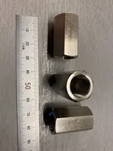 3/4-Pipe-Fitting Propane Water-Gas BSPP Female Hex-Coupling-Connector 304-Stainless-Steel