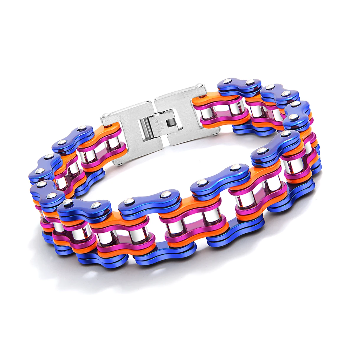 Европейская и американская мода панк Нержавеющая Сталь Ювелирные изделия велосипед Мотор Байкер браслеты