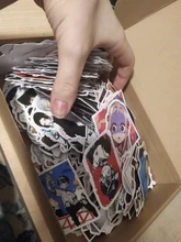 Pegatinas de Anime Darling in the Fanxx Zero Two 02 para ordenador portátil, equipaje, Maleta de motocicleta, monopatín, pegatinas de PVC, 50 Uds.