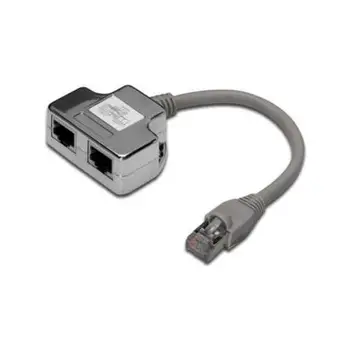 

Y splitter cable shielded for Cat. 6 to 2 lines Rj45