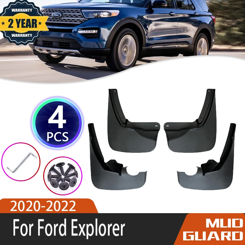 

4 Piece Set Of Car Fender For Ford Explorer U625 2020 2021 2022 Fender Splash Fender Automobile Trim Panel Car Accessories