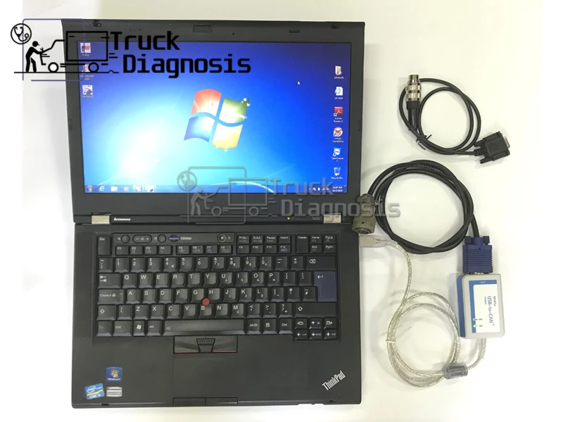 Для диагностического комплекта MTU (USB to CAN) Diasys 2 71 mecc ADEC полный комплект + ноутбук