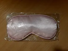 Cubierta de Ojos de imitación de seda para hombre y mujer, parche de sombra acolchado para dormir, antifaz para los ojos, antifaz para dormir, descanso de viaje, 1 Uds.