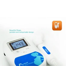 

CONTEC SonolineA Baby Sound C Doppler Fetal Heart Rate Monitor Home Pregnancy Heart Rate Detector LCD Display 3.0 MHZ Blue