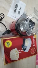 Popcorn-Maker Mini Household 1200W for Home Kitchen Healthy Hot-Air Oil-Free