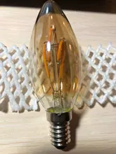 Light-Bulb Edison-Lamp Filament Spiral G95 G125 T225 Retro Led Yellow Vintage ST64 220V