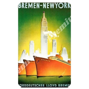 

New York souvenir magnet vintage tourist poster