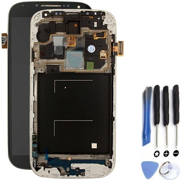 

Display For Samsung Galaxy S4 i9505, Color Blue, With Frame, Original Amoled
