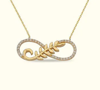 

Infinity Gold Necklace 02-370-K0610A