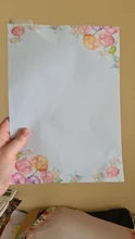Papel de carta de impresión, papel de escritura de estilo Floral creativo, Retro, A4, dibujos animados, letras de amor pequeñas, papelería romántica, 40 Uds.