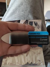 Pry-Card-Tools Lcd-Screen Spudger Disassemble-Steel Opening Mobile-Phone Curved Metal