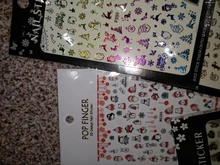 Sticker Flower Diy-Slider Water-Nail-Decal Watermark Green Spring Summer Simple And 1pc