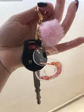 Llavero con letras para mujer, 26 purpurina ahuecada, alfabeto inglés, llavero de bolso, artesanías con bola Globo, 1 ud.