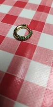 Small Hoop Earring Jewelry Crystal Rainbow ZHUKOU Round/rectangle Women Gold/silver-Color