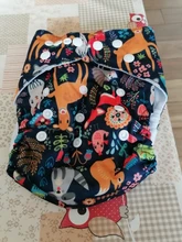 Sigzagor-pañal de tela con bolsillo para bebé, pañal de tamaño único, lavable y reutilizable, sin insertos