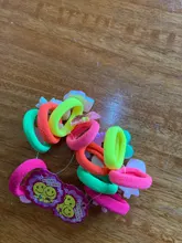 Lote de 10 unidades de accesorios para el cabello para bebé, coleteros elásticos de dibujos animados para niña, coleteros para niña, diadema para bebé