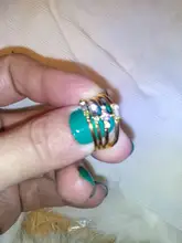 IPARAM-Conjunto de 4 anillos de circonita de cristal para mujer, juego de anillos de oro 2020, set de anillos de compromiso bohemios vintage para mujer, joyería para fiesta