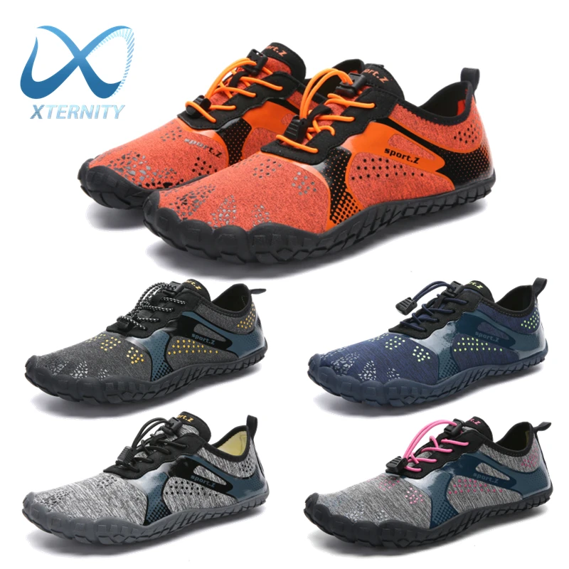 Breathable Quick Dry Swimming Aqua Shoes Outdoor Seaside Water Upstream Shoes Barefoot Five Fingers Fitness Sports Sneakers Men