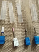 Fresas de diamante para manicura, brocas giratorias, accesorios para pedicura, boquillas, pulidora