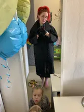 Fit Coat Spring Women Parkas Cotton-Padded Black Autumn Long Fashion EAM New Loose 19a-A319