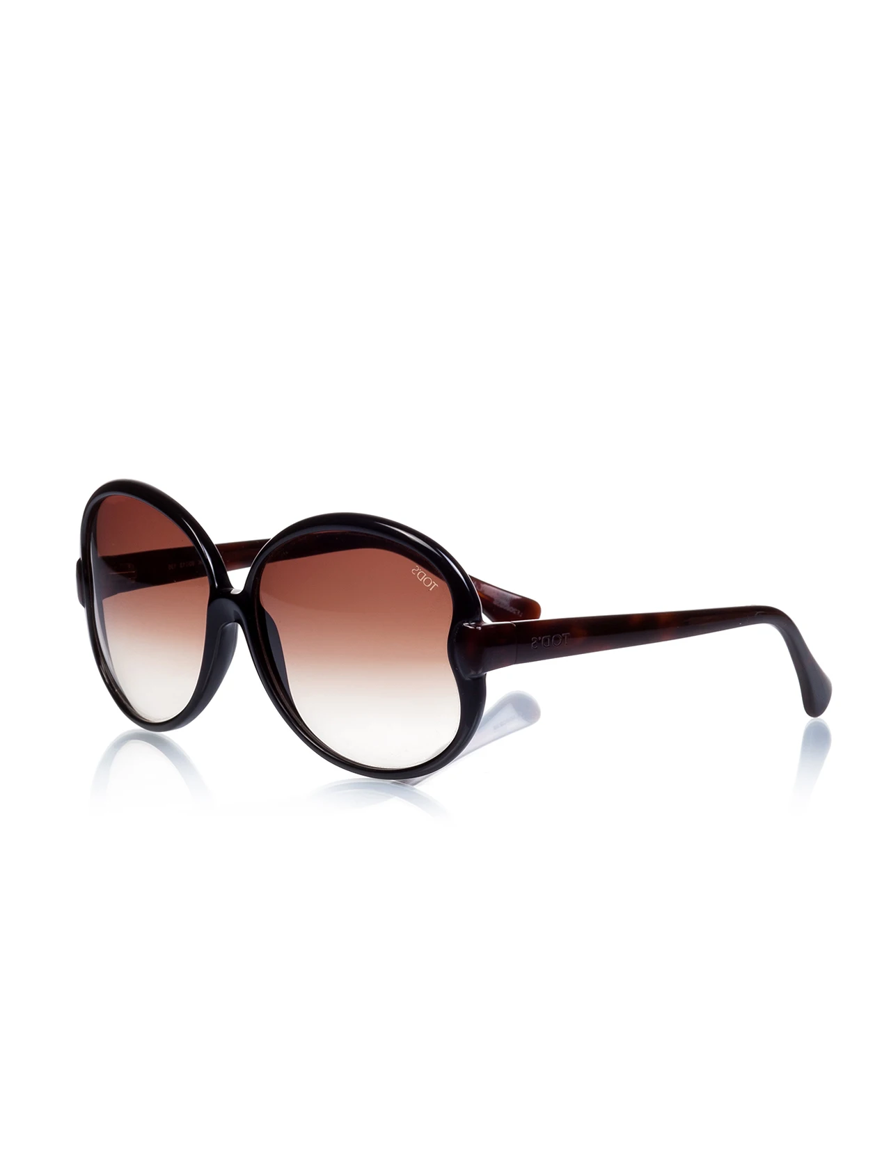 

Women's sunglasses to 0004 05k bone Brown organic round round 60-13-135 tods