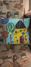 Cushion-Cover House Pillow Colorful Cartoon Home Short Case-Tree Sofa Car-Decor Retro