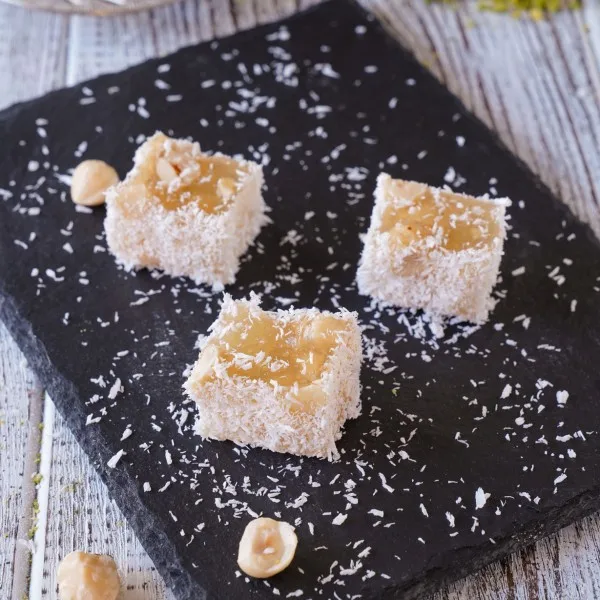 Кокосовое покрытие турецкий восторг с зерном орех источник энергии вкус фестиваль 450 грамм