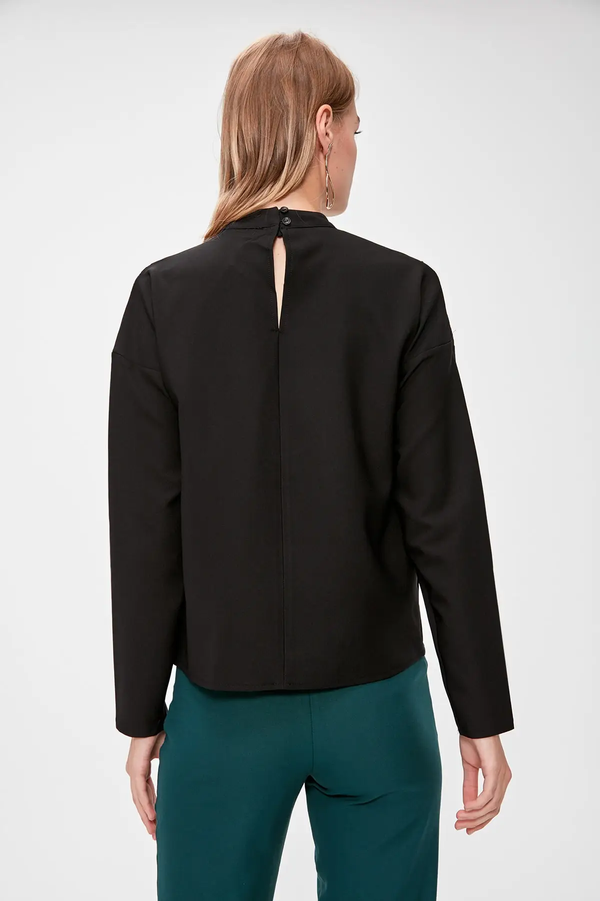 Trendyol жаккардовая блузка TWOAW20BZ0979