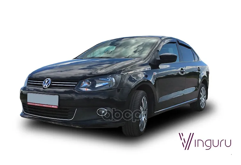 Дефлекторы Окон Vinguru Volkswagen Polo 2010- Сед. К-Т 4 Шт., Литьев.Полик-Нат Vinguru Afv31510 Vinguru арт. AFV31510