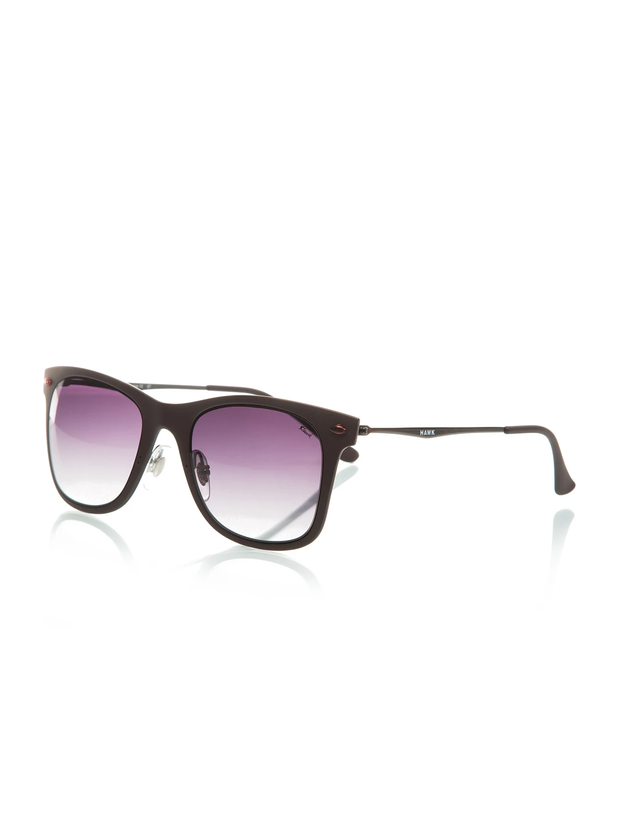 

Unisex sunglasses hw 1432 06 ultem Brown organic square square 50-21-135 hawk