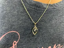 NEHZY-collar de plata de ley 925 para mujer, colgante simple retro de circonita de cristal de alta calidad, 45CM de largo