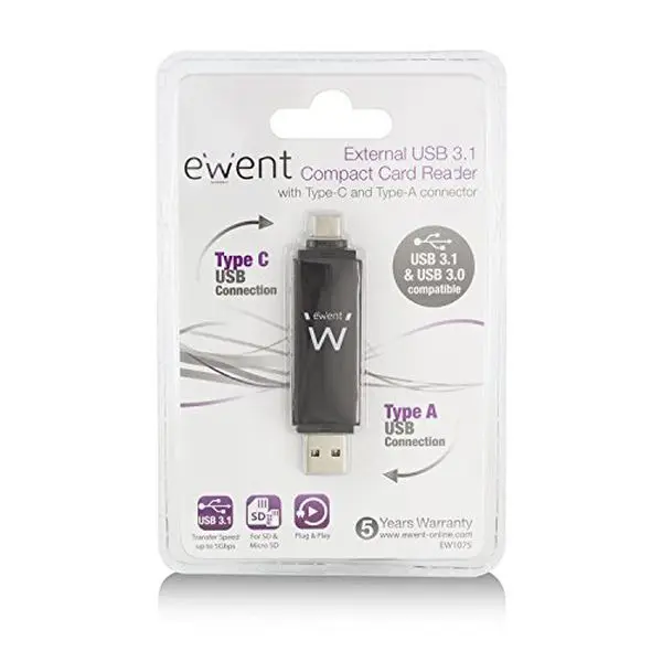 Кард-ридер EW1075 USB 3,1 Gen 1
