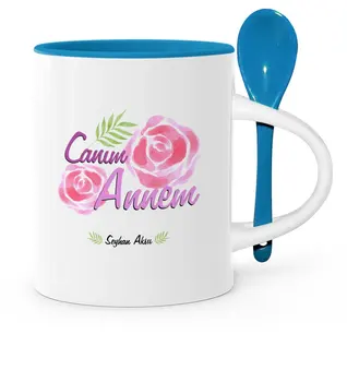 

Personalized Dear Mom Blue Spoon Mug Cup-15