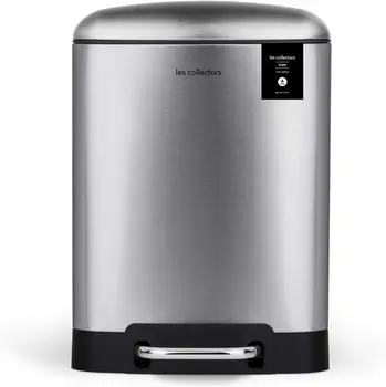 

Les Collectors cube cube garbage for shower set bathroom, Metal, 6 L