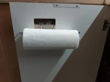 Bathroom Shelf Paper-Holder Toilet-Roll Wall-Mount Stainless-Steel Towel-Rack