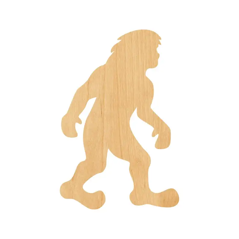 Bigfoot лазерная резка деревянная форма ремесло поставка-Незавершенный