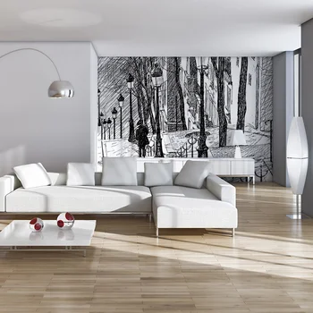 

Wall mural-scale-Montmartre - 400x309 cm