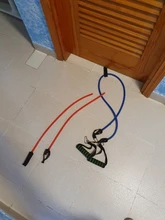 Banda con tubos de resistencia para Fitness, cuerda de tracción elástica para gimnasio y Yoga, expansor de entrenamiento, anclaje de puerta con asa y correa para el tobillo, 11 unidades