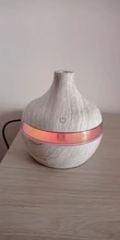 Humidificador de aire eléctrico de 300ML con USB, difusor de Aroma, niebla, aceite de grano de madera, aromaterapia, Mini, con 7 luces LED, para coche, casa y oficina