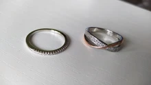 Huitan-Anillos finos minimalistas para mujer, sortija de boda brillante de circón cúbico, alta calidad, versátil, 2020