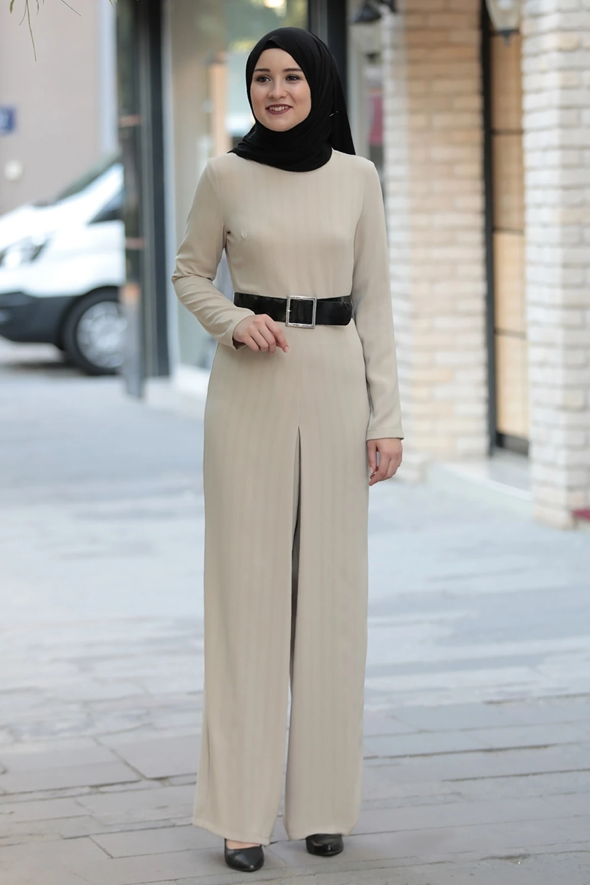 zwavel taxi te ontvangen Rana Zenn Women Hijab Jumpsuit Beige Rnz-1107bej 40-42-46-68 Size Size  Xl-xxl-xxxl-xxxxl Muslim Dubai Turkish Clothing Girls Islamic - Abaya -  AliExpress