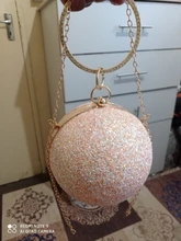 2020 mujeres noche bolso de mano de día de diamantes de cristal bola redonda en forma de garras dama bolso boda bolso de hombro con cadena