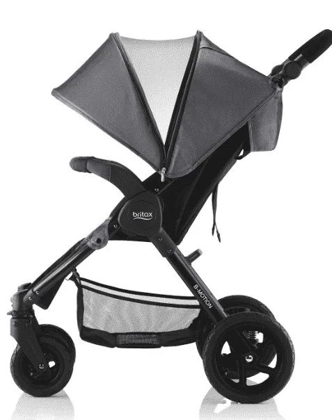 Britax Roemer Коляска прогулочная B Motion 4 Black Denim с накидкой на ножки|Легкая коляска| |
