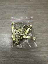 Colgador de marcos de diente de sierra para pared de fotos, dorado, plateado y negro, cuadro con imagen de espejo, ganchos de dientes de sierra con tornillos, 25 uds.