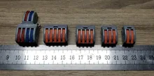 Cable-Connectors Splicing Push-In-Terminal-Block Mini Spl-2/3-212 Fast-Wire Compact Spring