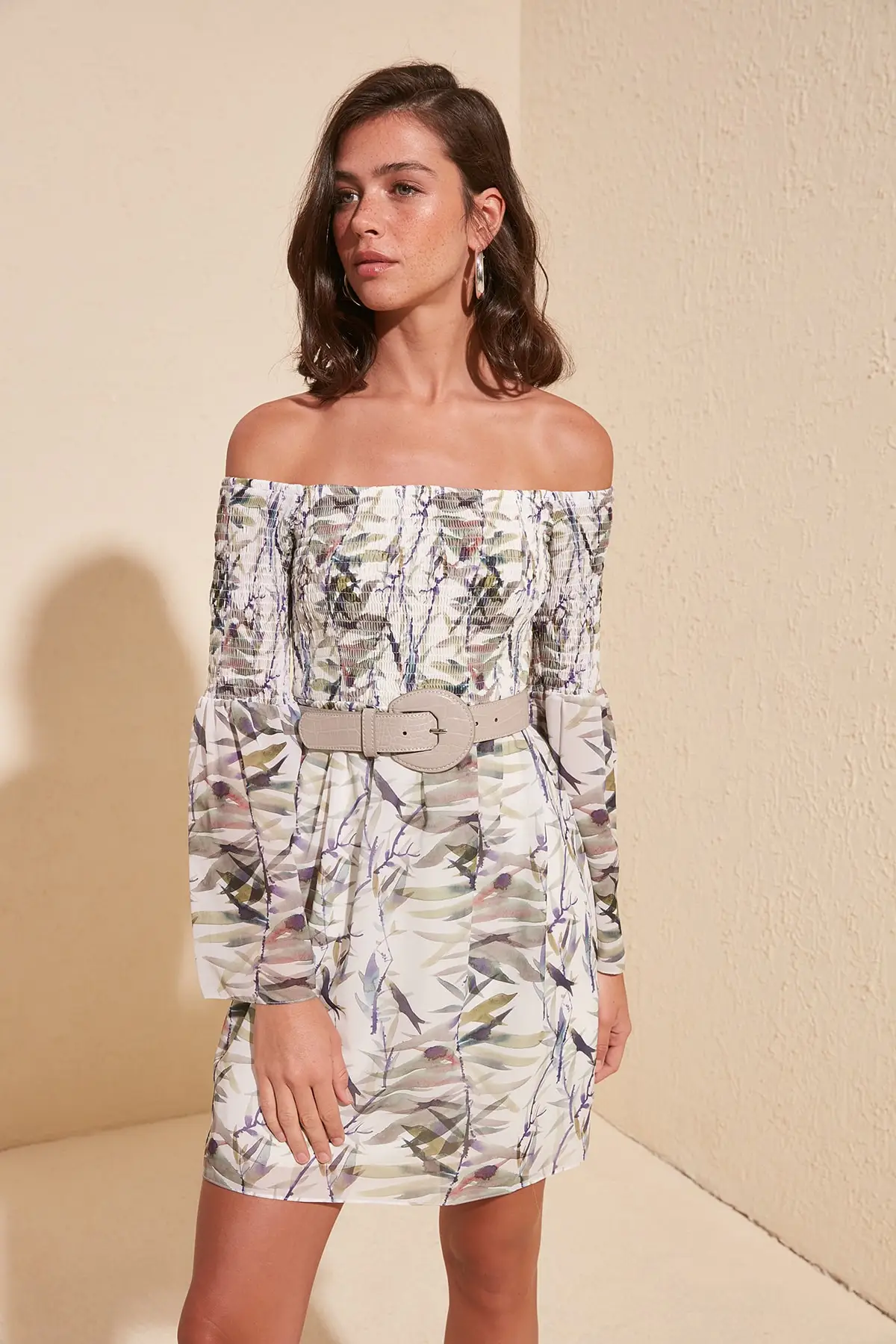 Trendyol Gipe Detail Dress TWOSS20EL1649 | Женская одежда