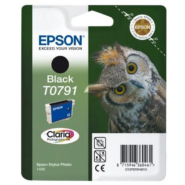 Чернильный картридж Epson T0791 черный