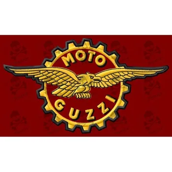 

MOTO GUZZI Parche embroidery, embroidery Parche for iron, embroidery Parche for iron 12cm