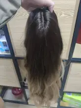 GEMMA-pelucas de cabello largo ondulado para mujeres negras, pelo sintético de parte media, para fiesta diaria, Cosplay, resistente al calor