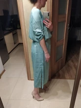 Tunic Beach Cover-Up Sarong Kaftan Swim-Wear Long Cotton -Q1111 Saida-De-Praia Vestido